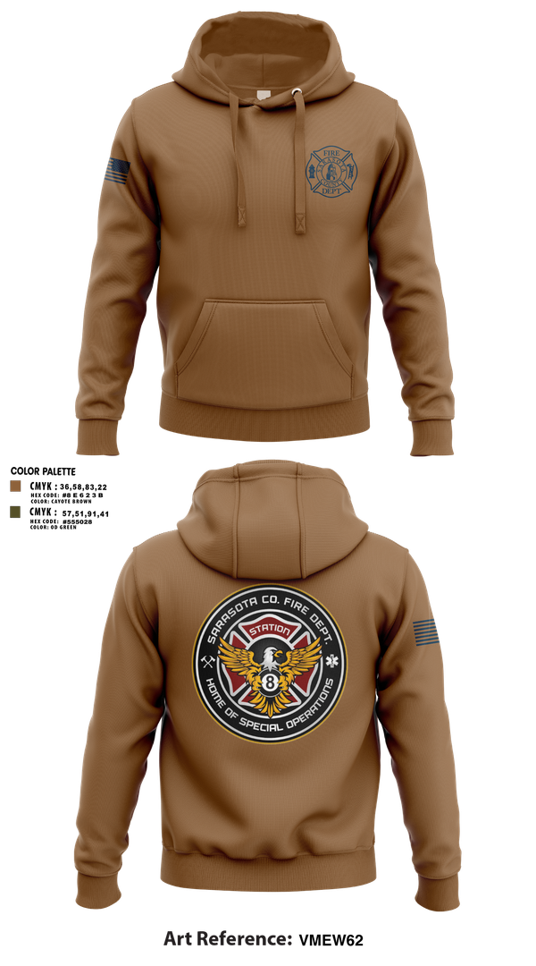 Hoodie, Sarasota County Fire Department, , Teamtime, Team time, sublimation, custom sports apparel, team uniforms, spirit wear, spiritwear, sports uniforms, custom shirts, team store, custom team store, fundraiser sports, apparel fundraiser