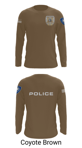 Long Sleeve Performance Shirt, Vincennes Police Department, , Teamtime, Team time, sublimation, custom sports apparel, team uniforms, spirit wear, spiritwear, sports uniforms, custom shirts, team store, custom team store, fundraiser sports, apparel fundraiser