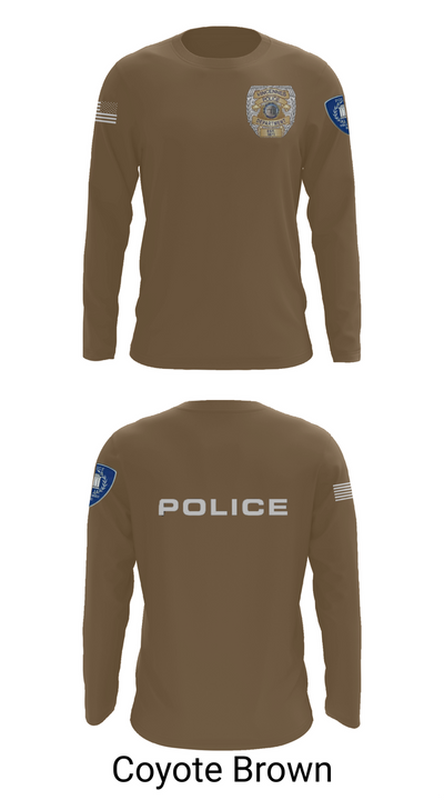 Vincennes Police Department 76255219 Long Sleeve Performance Shirt 6