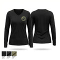 Greenbrier Police Department 4661204 Women's Long Sleeve V-neck Shirt - 1