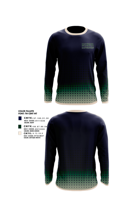 McNeil Mavericks 11451355 Long Sleeve Performance Shirt 1