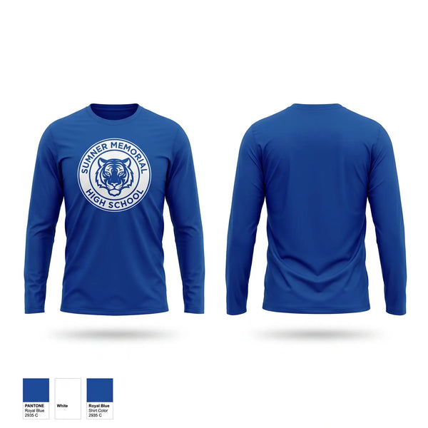 Long Sleeve Performance Shirt, Sumner Memorial High School Soccer, Men's Soccer, Teamtime, Team time, sublimation, custom sports apparel, team uniforms, spirit wear, spiritwear, sports uniforms, custom shirts, team store, custom team store, fundraiser sports, apparel fundraiser