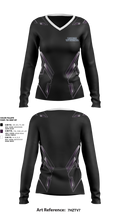 Wranglers VBC 92873857 Women's Long Sleeve V-neck Shirt - 3