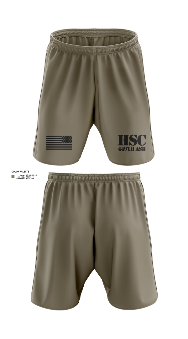 Athletic Shorts With Pockets, HSC 449th ASB, National Guard, Teamtime, Team time, sublimation, custom sports apparel, team uniforms, spirit wear, spiritwear, sports uniforms, custom shirts, team store, custom team store, fundraiser sports, apparel fundraiser