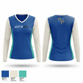 Open padel 65296451 Women's Long Sleeve V-neck Shirt - 1