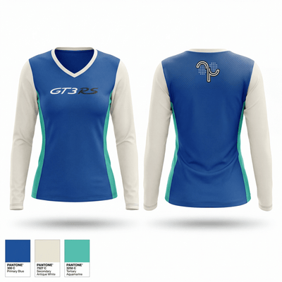 Open padel 65296451 Women's Long Sleeve V-neck Shirt - 1