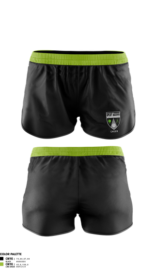 Womens Shorts, UAHS, Cheer, Teamtime, Team time, sublimation, custom sports apparel, team uniforms, spirit wear, spiritwear, sports uniforms, custom shirts, team store, custom team store, fundraiser sports, apparel fundraiser