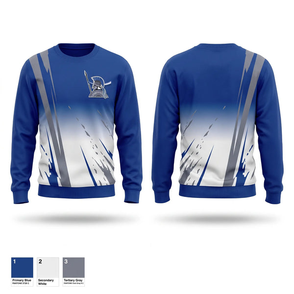 Crew Neck Sweatshirt, Southeast Spartans, Men's Soccer, Teamtime, Team time, sublimation, custom sports apparel, team uniforms, spirit wear, spiritwear, sports uniforms, custom shirts, team store, custom team store, fundraiser sports, apparel fundraiser