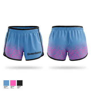 Womens Shorts, Queenbees, Softball, Teamtime, Team time, sublimation, custom sports apparel, team uniforms, spirit wear, spiritwear, sports uniforms, custom shirts, team store, custom team store, fundraiser sports, apparel fundraiser