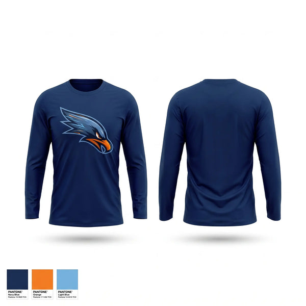 Long Sleeve Performance Shirt, Herbert Akins Road Middle School, Track & Field, Teamtime, Team time, sublimation, custom sports apparel, team uniforms, spirit wear, spiritwear, sports uniforms, custom shirts, team store, custom team store, fundraiser sports, apparel fundraiser