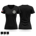 Marathon County Sheriff Women's Short Sleeve V-neck Shirt - 1