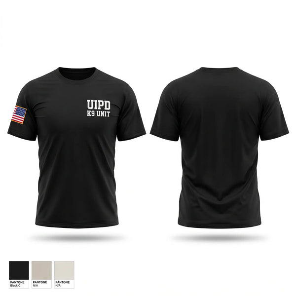 Old School Cotton Feel Shirt, UIPD K9 UNIT, Police, Teamtime, Team time, sublimation, custom sports apparel, team uniforms, spirit wear, spiritwear, sports uniforms, custom shirts, team store, custom team store, fundraiser sports, apparel fundraiser