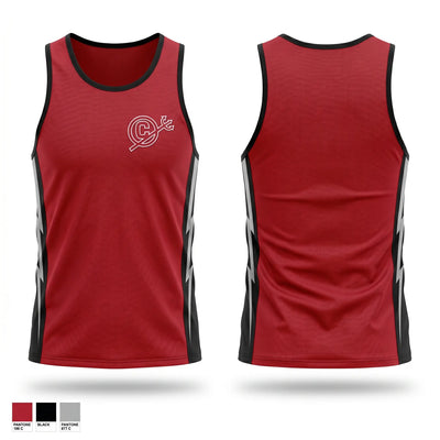 Clinton Red Devils 67578170 Men's Track Singlet - 1
