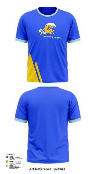 Short Sleeve Performance Shirt, Tupelo Varsity Cheer, Cheer, Teamtime, Team time, sublimation, custom sports apparel, team uniforms, spirit wear, spiritwear, sports uniforms, custom shirts, team store, custom team store, fundraiser sports, apparel fundraiser