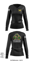 2SBCT 74297884 Women's Long Sleeve V-neck Shirt - 13