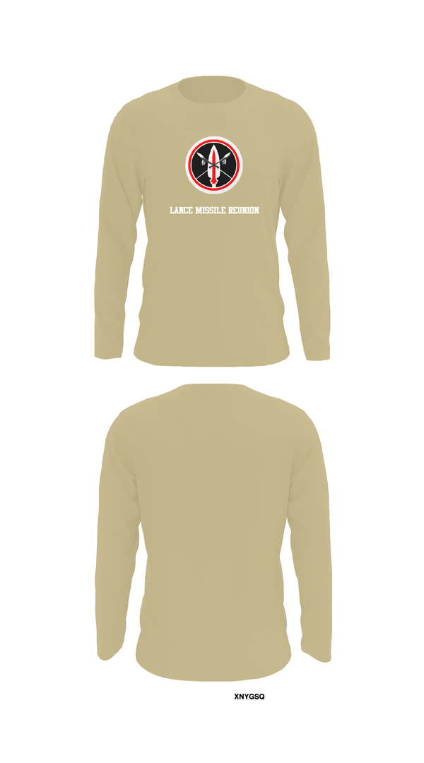 Long Sleeve Performance Shirt, Lance missile reunion, Army, Teamtime, Team time, sublimation, custom sports apparel, team uniforms, spirit wear, spiritwear, sports uniforms, custom shirts, team store, custom team store, fundraiser sports, apparel fundraiser