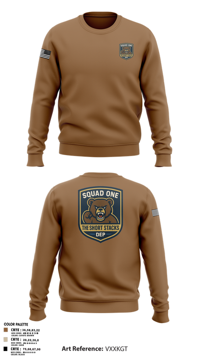 DEP Police Squad One 32340709 Crew Neck Sweatshirt - 1