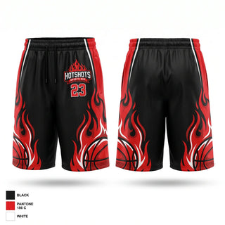 Mens Basketball Shorts, Hotshots’s, Men's Basketball, Teamtime, Team time, sublimation, custom sports apparel, team uniforms, spirit wear, spiritwear, sports uniforms, custom shirts, team store, custom team store, fundraiser sports, apparel fundraiser