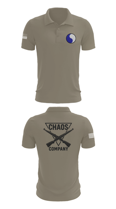 C-Co 1/116 29th IN BDE 88691555 Short Sleeve Performance Polo - 67