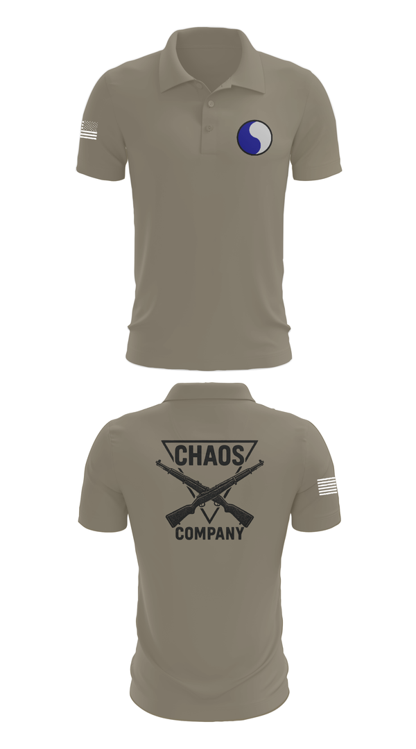 Short Sleeve Performance Polo, C-Co 1/116 29th IN BDE, , Teamtime, Team time, sublimation, custom sports apparel, team uniforms, spirit wear, spiritwear, sports uniforms, custom shirts, team store, custom team store, fundraiser sports, apparel fundraiser