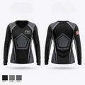 PWC Gang Unit Women's Long Sleeve V-neck Shirt - 1