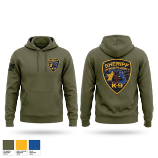 Hoodie, Livingston Co Sheriff K9, Police, Teamtime, Team time, sublimation, custom sports apparel, team uniforms, spirit wear, spiritwear, sports uniforms, custom shirts, team store, custom team store, fundraiser sports, apparel fundraiser