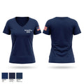 AmeriPro EMS Women's Short Sleeve V-neck Shirt - 1