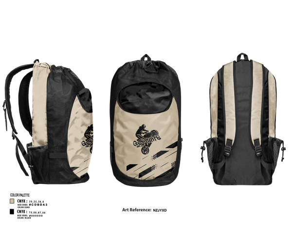 Gear Bag, QCStunts, E-Sports, Teamtime, Team time, sublimation, custom sports apparel, team uniforms, spirit wear, spiritwear, sports uniforms, custom shirts, team store, custom team store, fundraiser sports, apparel fundraiser