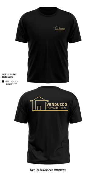 Short Sleeve Performance Shirt, Verduzco Drywall, , Teamtime, Team time, sublimation, custom sports apparel, team uniforms, spirit wear, spiritwear, sports uniforms, custom shirts, team store, custom team store, fundraiser sports, apparel fundraiser