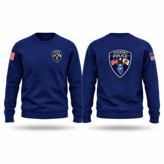 Crew Neck Sweatshirt, Stickney Police, Police, Teamtime, Team time, sublimation, custom sports apparel, team uniforms, spirit wear, spiritwear, sports uniforms, custom shirts, team store, custom team store, fundraiser sports, apparel fundraiser