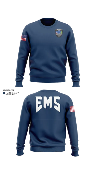 Crew Neck Sweatshirt, Greene County EMS, EMS/EMT, Teamtime, Team time, sublimation, custom sports apparel, team uniforms, spirit wear, spiritwear, sports uniforms, custom shirts, team store, custom team store, fundraiser sports, apparel fundraiser