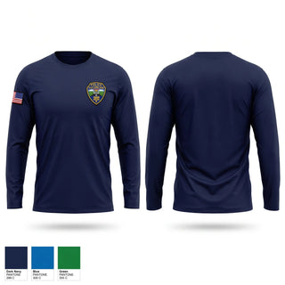 Long Sleeve Performance Shirt, Tucumcari Police Department, Police, Teamtime, Team time, sublimation, custom sports apparel, team uniforms, spirit wear, spiritwear, sports uniforms, custom shirts, team store, custom team store, fundraiser sports, apparel fundraiser