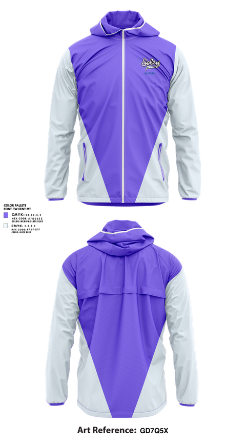 Windbreaker, Soley Stars, Baseball, Teamtime, Team time, sublimation, custom sports apparel, team uniforms, spirit wear, spiritwear, sports uniforms, custom shirts, team store, custom team store, fundraiser sports, apparel fundraiser
