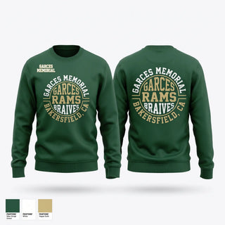 Crew Neck Sweatshirt, Garces Memorial, Men's Basketball, Teamtime, Team time, sublimation, custom sports apparel, team uniforms, spirit wear, spiritwear, sports uniforms, custom shirts, team store, custom team store, fundraiser sports, apparel fundraiser