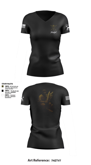 Womens Short Sleeve Vneck Shirt, Hateful Hotel 2nd Plt, , Teamtime, Team time, sublimation, custom sports apparel, team uniforms, spirit wear, spiritwear, sports uniforms, custom shirts, team store, custom team store, fundraiser sports, apparel fundraiser