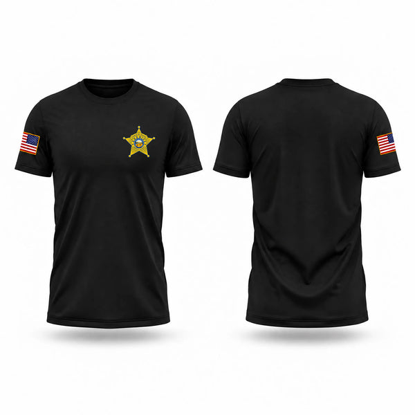 Old School Cotton Feel Shirt, Seneca County Sheriff’s Office, Police, Teamtime, Team time, sublimation, custom sports apparel, team uniforms, spirit wear, spiritwear, sports uniforms, custom shirts, team store, custom team store, fundraiser sports, apparel fundraiser