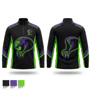 Quarter Zip Jacket, WV Venom, , Teamtime, Team time, sublimation, custom sports apparel, team uniforms, spirit wear, spiritwear, sports uniforms, custom shirts, team store, custom team store, fundraiser sports, apparel fundraiser