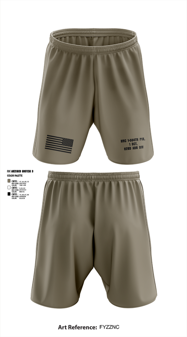 Athletic Shorts With Pockets, HHC 1-504TH PIR, 1 BCT, 82ND ABN DIV, , Teamtime, Team time, sublimation, custom sports apparel, team uniforms, spirit wear, spiritwear, sports uniforms, custom shirts, team store, custom team store, fundraiser sports, apparel fundraiser