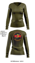 3rd TSB 79006876 Women's Long Sleeve V-neck Shirt - 1