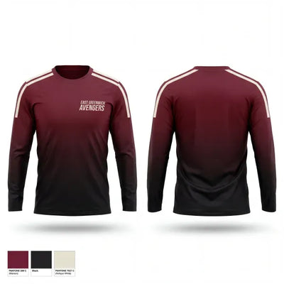 East Greenwich Avengers 30787355 Long Sleeve Performance Shirt 1