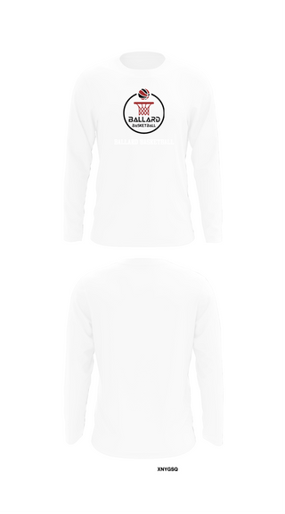 Long Sleeve Performance Shirt, Ballard Basketball, Men's Basketball, Teamtime, Team time, sublimation, custom sports apparel, team uniforms, spirit wear, spiritwear, sports uniforms, custom shirts, team store, custom team store, fundraiser sports, apparel fundraiser