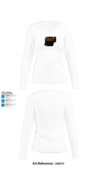 Womens Long Sleeve Vneck Shirt, Hardee Lady Cats, Women's Basketball, Teamtime, Team time, sublimation, custom sports apparel, team uniforms, spirit wear, spiritwear, sports uniforms, custom shirts, team store, custom team store, fundraiser sports, apparel fundraiser