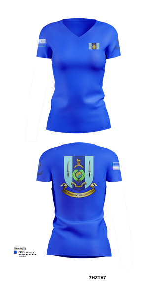 Womens Short Sleeve Vneck Shirt, 40 Royal marine commando, , Teamtime, Team time, sublimation, custom sports apparel, team uniforms, spirit wear, spiritwear, sports uniforms, custom shirts, team store, custom team store, fundraiser sports, apparel fundraiser