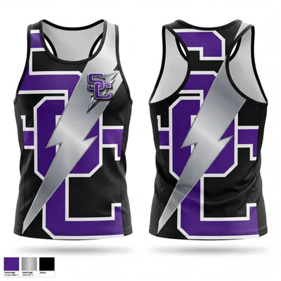 Stuart Cramer High School Track & Field 18343071 Men's Track Singlet - 1