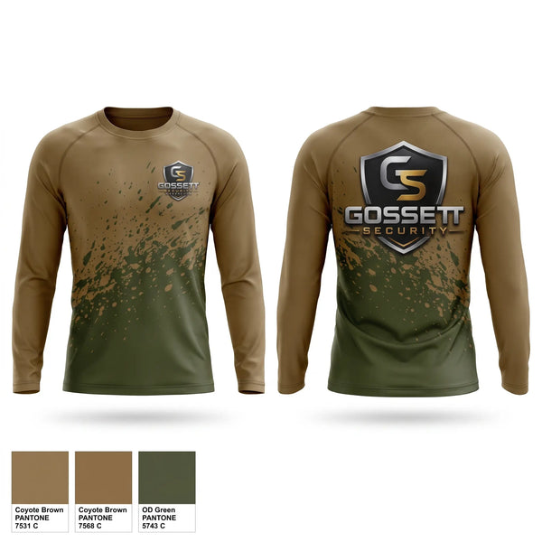 Long Sleeve Performance Shirt, Gossett security protection, , Teamtime, Team time, sublimation, custom sports apparel, team uniforms, spirit wear, spiritwear, sports uniforms, custom shirts, team store, custom team store, fundraiser sports, apparel fundraiser