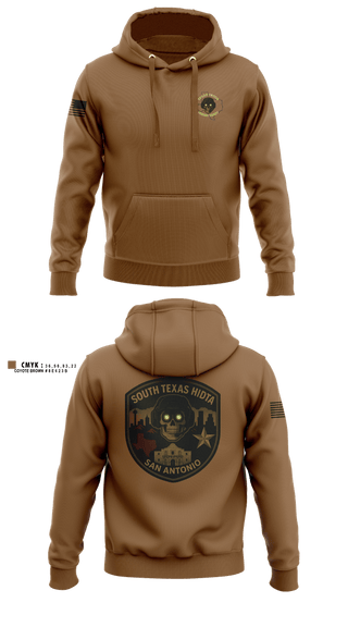 Hoodie, South Texas HIDTA, Police, Teamtime, Team time, sublimation, custom sports apparel, team uniforms, spirit wear, spiritwear, sports uniforms, custom shirts, team store, custom team store, fundraiser sports, apparel fundraiser