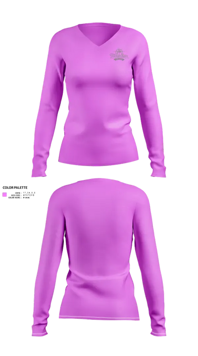 Team Redemption 14188954 Women's Long Sleeve V-neck Shirt - 22