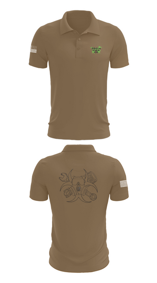 Short Sleeve Performance Polo, 704th Chem Co, , Teamtime, Team time, sublimation, custom sports apparel, team uniforms, spirit wear, spiritwear, sports uniforms, custom shirts, team store, custom team store, fundraiser sports, apparel fundraiser