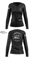 PBA 317 Women's Long Sleeve V-neck Shirt - 11