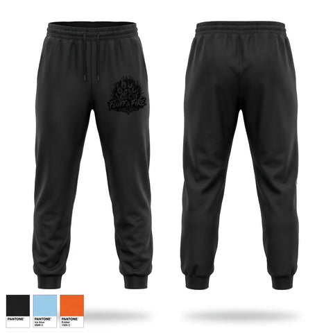 Sweatpants, Fluff and fire, E-Sports, Teamtime, Team time, sublimation, custom sports apparel, team uniforms, spirit wear, spiritwear, sports uniforms, custom shirts, team store, custom team store, fundraiser sports, apparel fundraiser